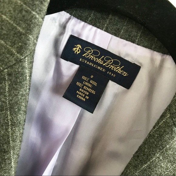 🚫SOLD🚫 Brooks Brothers Wool Pin/Stripe Jacket - Picture 3 of 5